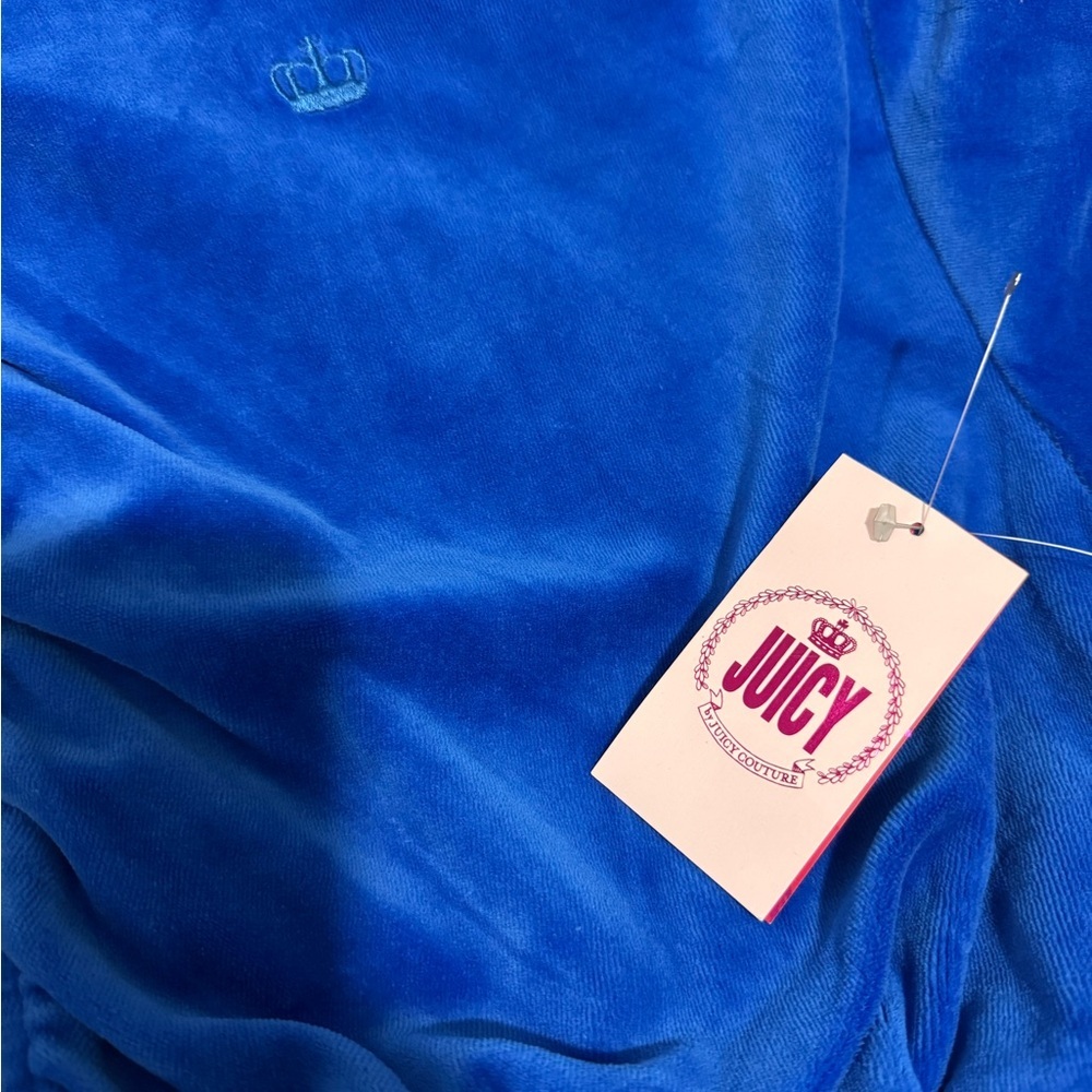 Juicy Couture Royal Blue Velour Jacket - Picture 8 of 8